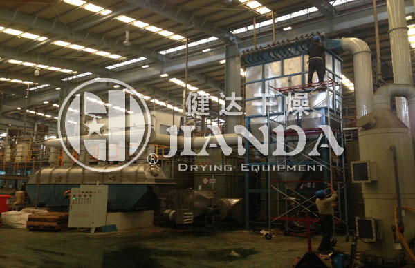 振动流化床调试现场2